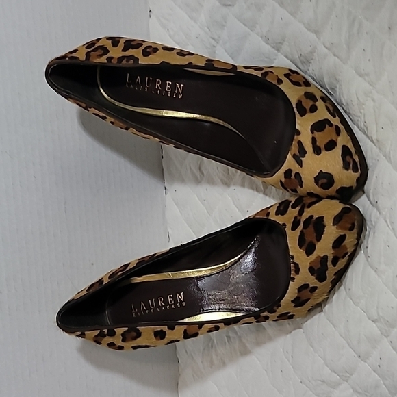 Lauren Ralph Lauren Women's Leopard Pumps Size 6.5B - Picture 7 of 9